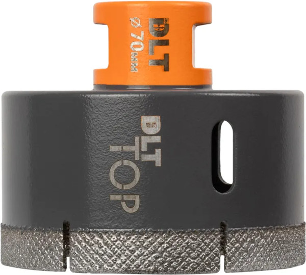 Коронка DLT Алмазная для керамогранита и камня 70мм / 2107  - фото