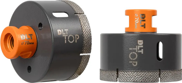 Коронка DLT Алмазная для керамогранита и камня 70мм / 2107 