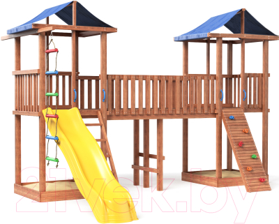 Игровой комплекс National Tree Company Спортивный городок / СГ7-тент - фото