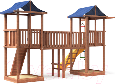 Игровой комплекс National Tree Company Спортивный городок / СГ7-тент