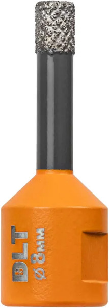 Коронка DLT Алмазная для керамогранита и камня 8мм / 2088  - фото