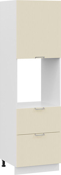 Шкаф-пенал кухонный ТриЯ Кимберли 1П6Я2 с одной дверью и двумя ящиками - фото