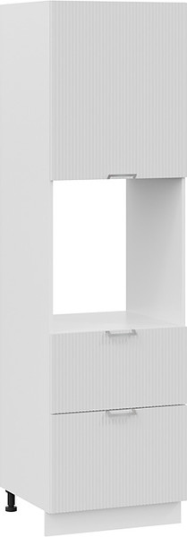 Шкаф-пенал кухонный ТриЯ Кимберли 1П6Я2 с одной дверью и двумя ящиками - фото