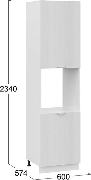 Шкаф-пенал кухонный ТриЯ Кимберли 1ПВ6 с двумя дверями