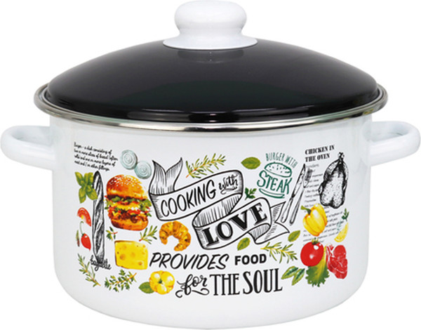 Набор кастрюль Эмаль Папин завтрак цил 2-3231/6