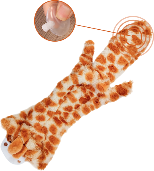 Игрушка для собак HaisenPet Жираф енот плюшевая / HP-DT17 -4563