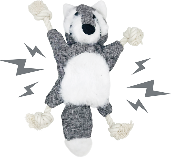 Игрушка для собак HaisenPet Лиса, енот плюшевая / HP-DT18-9278