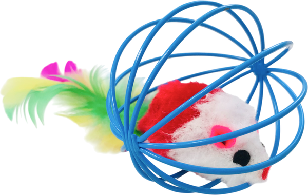 Игрушка для кошек HaisenPet Мышка в мячике / HP-CT6 - 6680 - фото