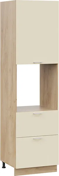 Шкаф-пенал кухонный ТриЯ Габриэлла 1П6Я2 с одной дверью и двумя ящиками - фото