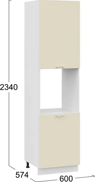 Шкаф-пенал кухонный ТриЯ Габриэлла 1ПВ6 с двумя дверями