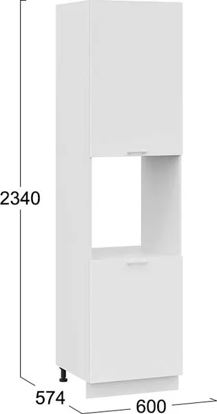 Шкаф-пенал кухонный ТриЯ Габриэлла 1ПВ6 с двумя дверями