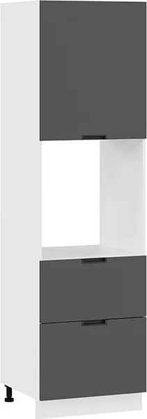 Шкаф-пенал кухонный ТриЯ Гренада 1П6Я2 с одной дверью и двумя ящиками - фото