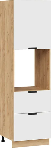 Шкаф-пенал кухонный ТриЯ Гренада 1П6Я2 с одной дверью и двумя ящиками - фото