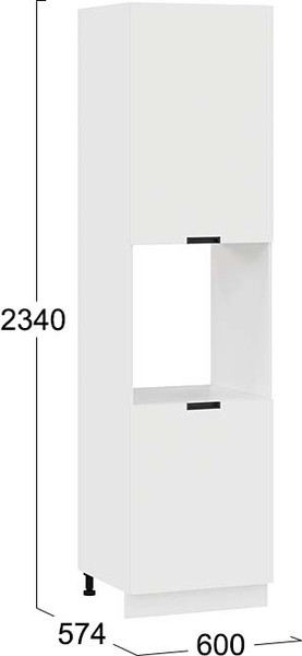 Шкаф-пенал кухонный ТриЯ Гренада 1ПВ6 с двумя дверями