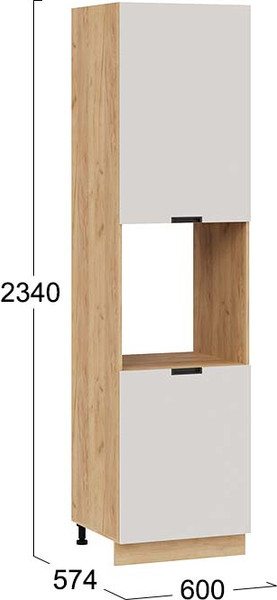 Шкаф-пенал кухонный ТриЯ Гренада 1ПВ6 с двумя дверями