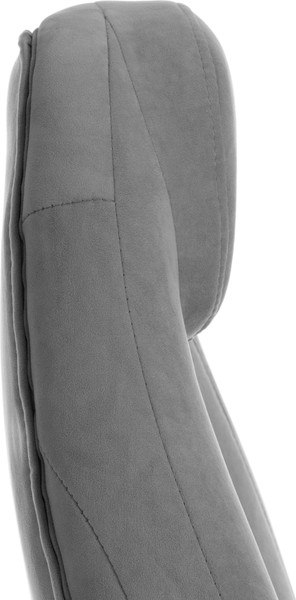 Кресло офисное Tetchair Boss metalBL (велюр, серый, 29)