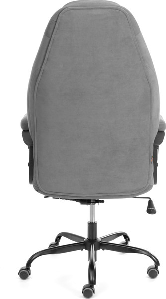 Кресло офисное Tetchair Boss metalBL (велюр, серый, 29)