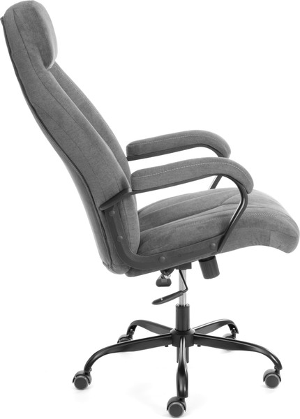Кресло офисное Tetchair Boss metalBL (ткань, серый, KUB 05)