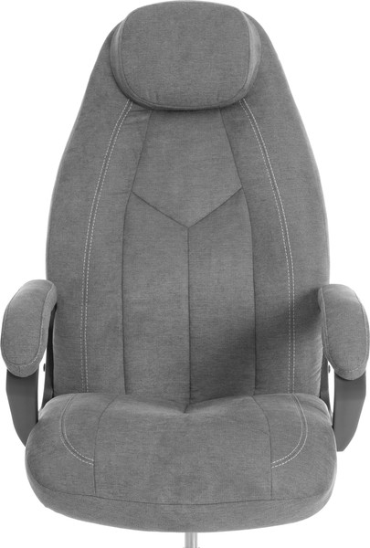 Кресло офисное Tetchair Boss metalBL (ткань, серый, KUB 05)