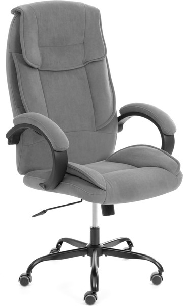 Кресло офисное Tetchair Oreon metalBL велюр - фото