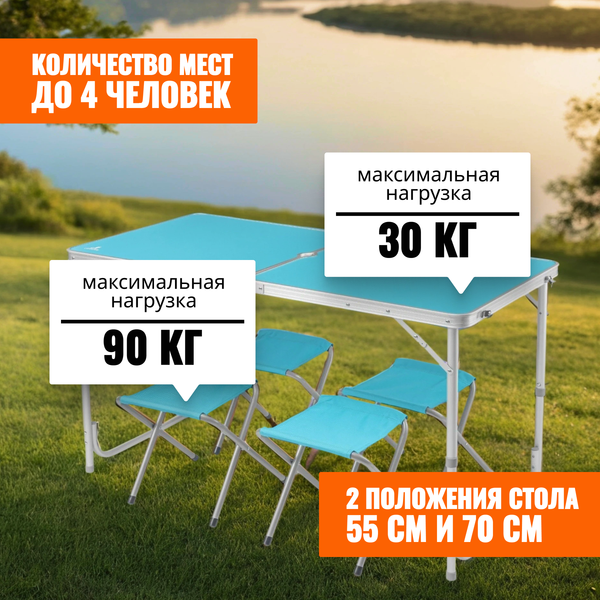 Туристический шатер Sundays ZC-TT052 с комплектом складной мебели HKTB-1002