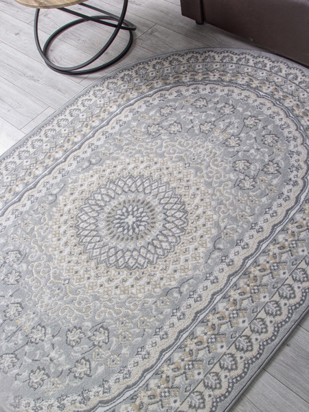 Ковер Merinos Cuba F399-OVAL-BLUE