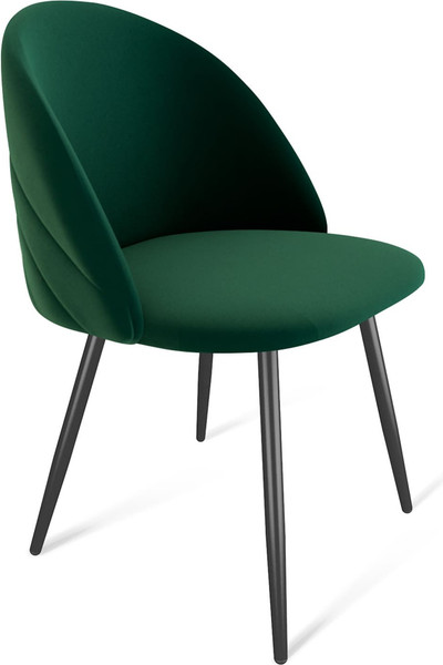 Обеденная группа Sheffilton SHT-DS291 (белый мрамор/черный/лиственно-зеленый/черный муар) - фото