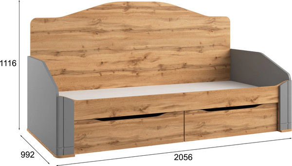 Кровать-тахта Involux Sale 90x200 с ящиками / км0144