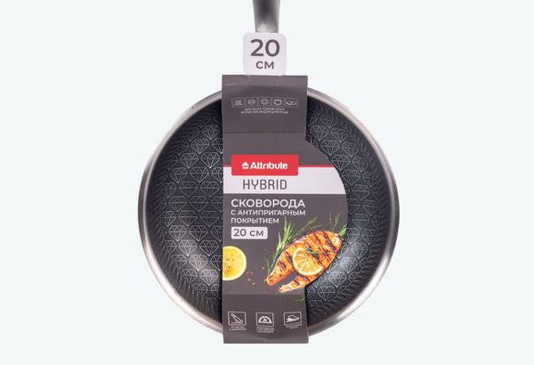 Сковорода Attribute Hybrid AFH20