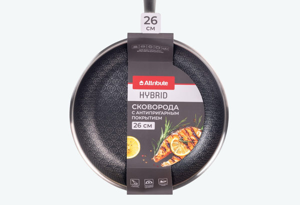 Сковорода Attribute Hybrid AFH26
