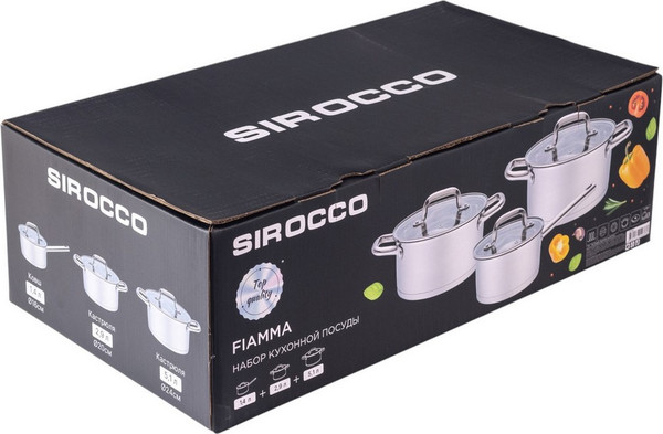 Набор кухонной посуды Sirocco Fiamma SCF001