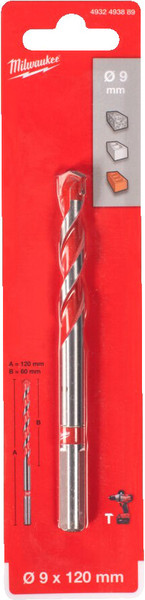 Сверло Milwaukee Premium HDB 9x120 (4932493889)