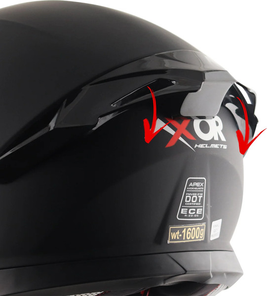 Мотошлем AXOR Apex Solid