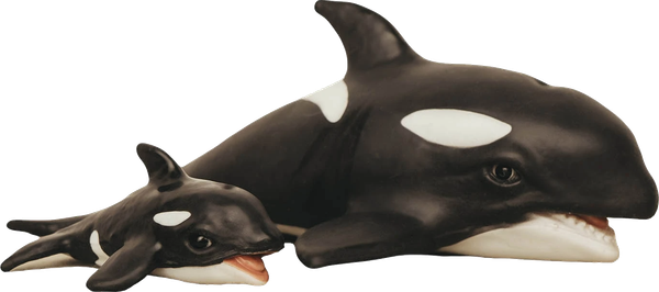 Фигурка коллекционная Magic Manufactory Ocean Косатка с косатёнком - фото