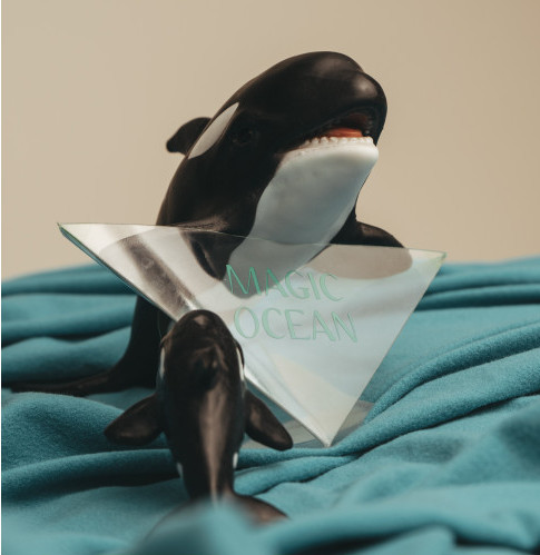 Фигурка коллекционная Magic Manufactory Ocean Косатка с косатёнком