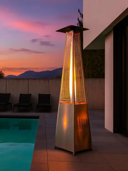 Уличный инфракрасный газовый обогреватель Springhouse FSD-C-BROWN