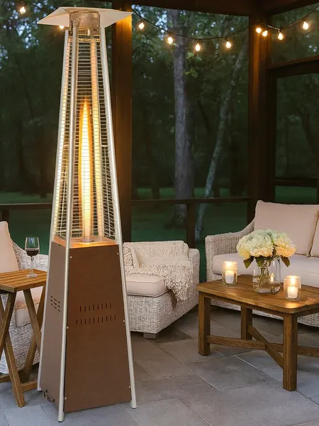 Уличный инфракрасный газовый обогреватель Springhouse FSD-C-BROWN