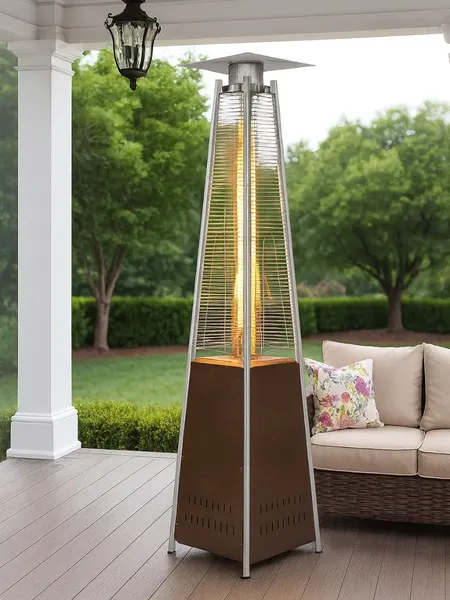 Уличный инфракрасный газовый обогреватель Springhouse FSD-C-BROWN