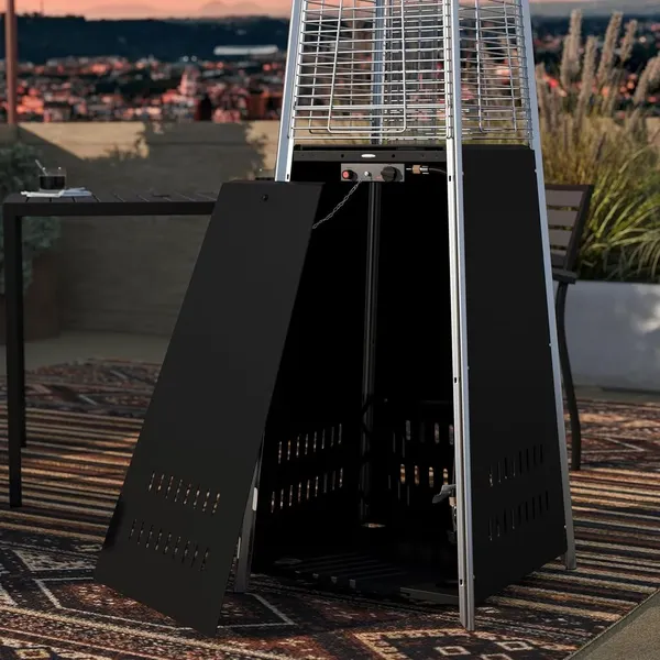 Уличный инфракрасный газовый обогреватель Springhouse FSD-C-BLACK