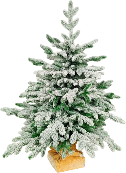 Ель искусственная National Tree Company Рождественская Премиум заснеженная 90см / РД/ПР/ЗСН-90 - фото