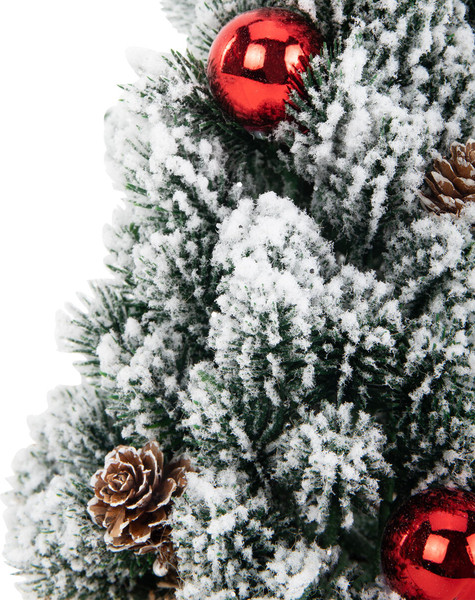 Елка декоративная Золотая сказка Заснеженная с декором / 592514