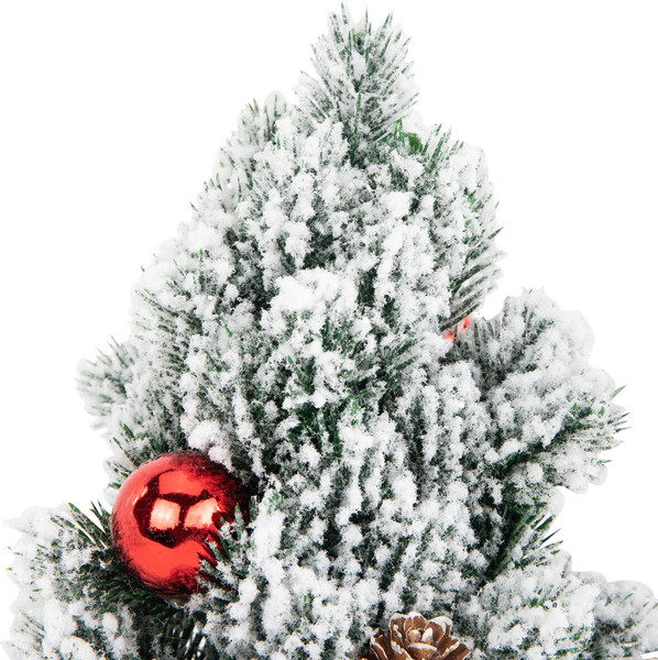 Елка декоративная Золотая сказка Заснеженная с декором / 592514