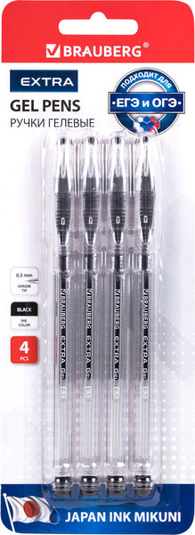 Набор гелевых ручек Brauberg Extra / 143906 - фото