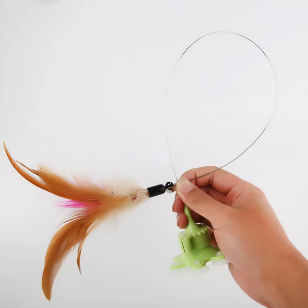 Игрушка для кошек Four Pets Дразнилка с перьями TUZ937