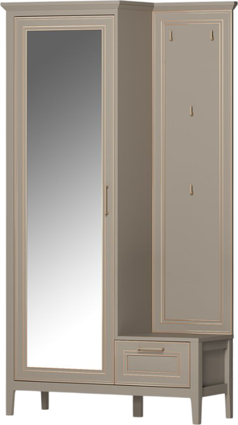 Секция в прихожую Black Red White Classic PPK1D1K/L - фото