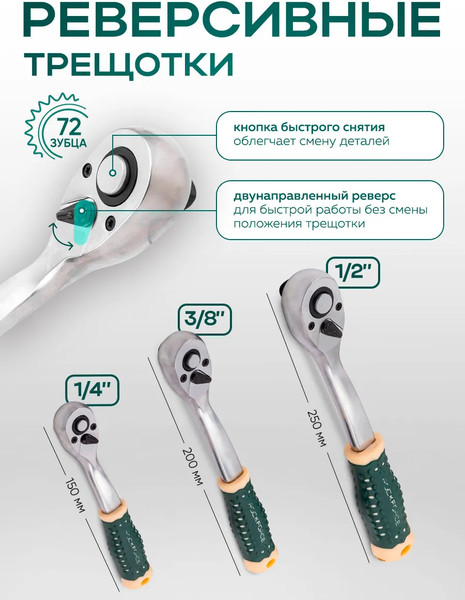 Универсальный набор инструментов RockForce RF LIGHT-42222-5