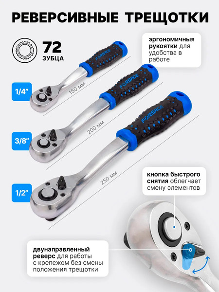 Универсальный набор инструментов Forsage F LIGHT-42222-5