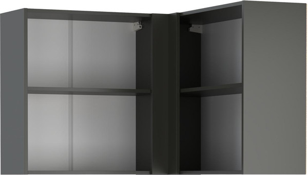 Шкаф навесной для кухни Олмеко Римини угловой 