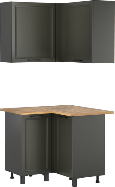 Шкаф навесной для кухни Олмеко Римини угловой 