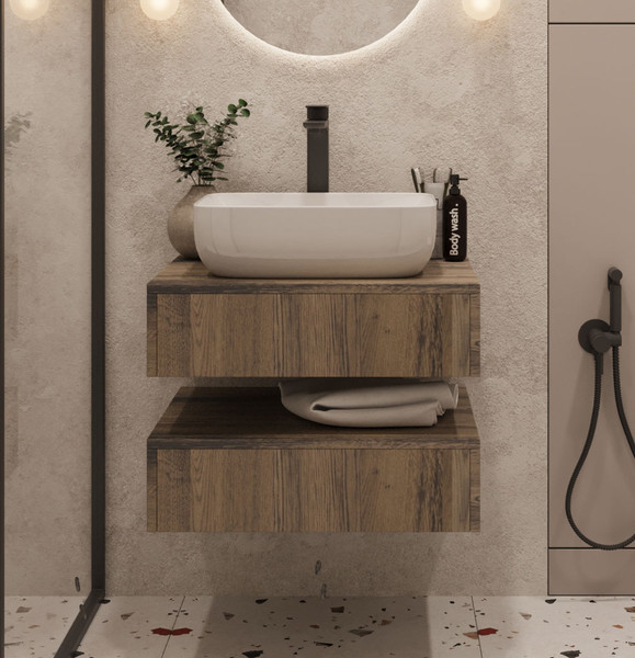 Тумба под умывальник ЗОВ Токио Премиум 60 / TP260AWPTOC - фото